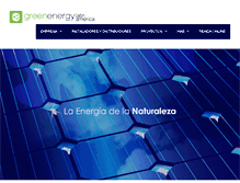 Tablet Screenshot of greenenergy-latinamerica.com